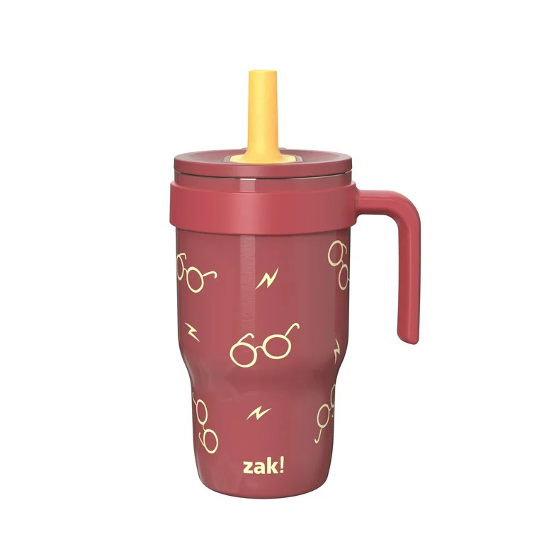 Zak Designs 10oz Harry Potter Kids Handle Tumbler, Stainless Steel Tumbler with Soft Silicone Str... | Walmart (US)