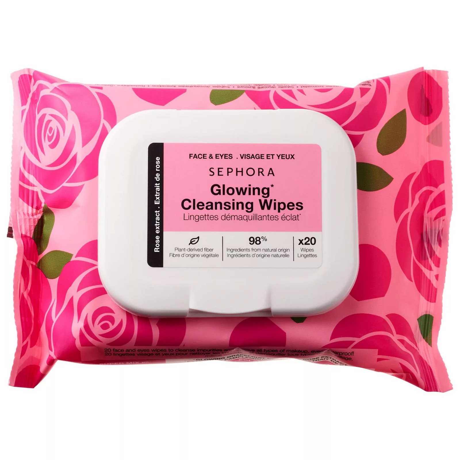 SEPHORA COLLECTION Cleansing + Exfoliating Wipes, Size: 10 CT, Pink | Kohl's