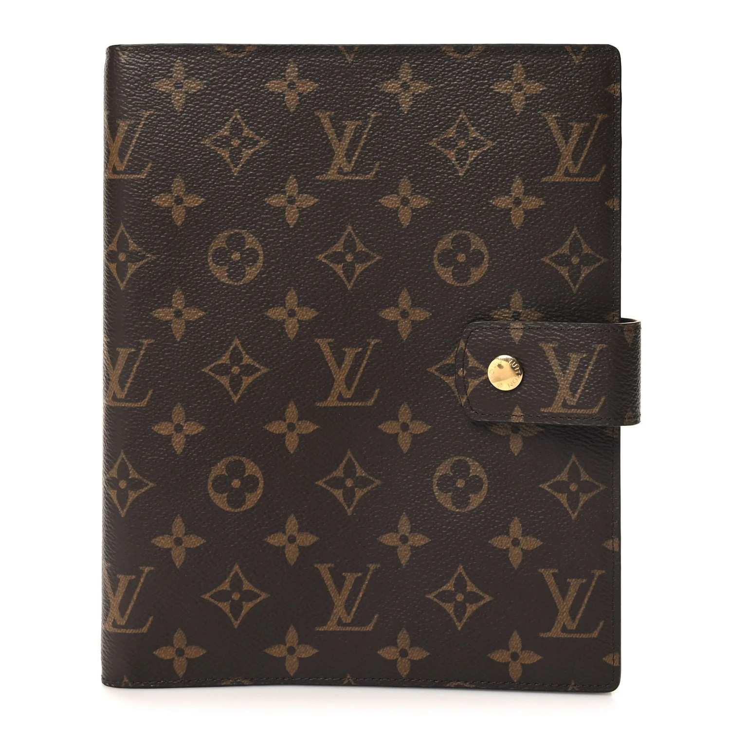 Monogram Large Ring Agenda Cover | FASHIONPHILE (US)