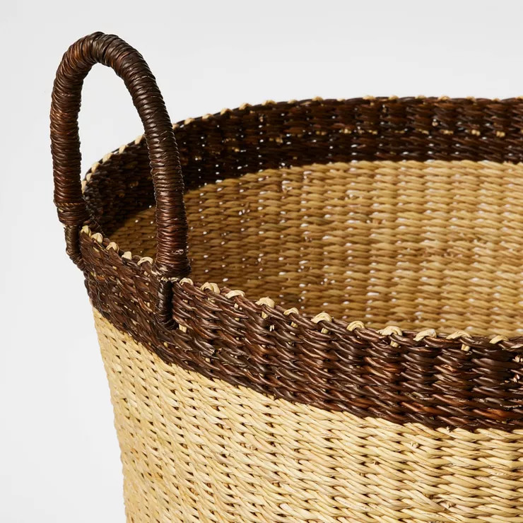 Round Elephant Grass Basket - Threshold™ designed with Studio McGee | Target