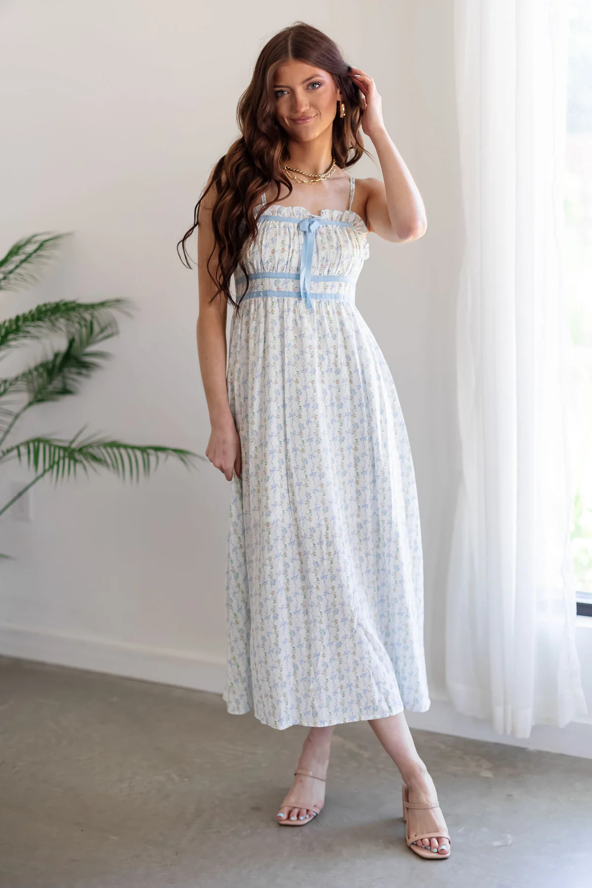 Kennedy Dress - Blue | Landry Kate