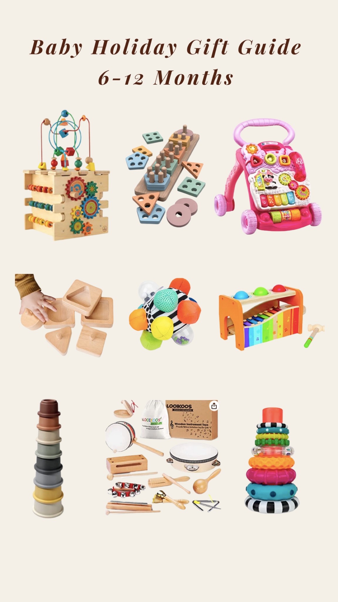 Baby Holiday gift guide! These are some of Evie’s FAVORITE toys that I would recommend to anyone with a baby 6-12 months  

#LTKHoliday #LTKbaby #LTKSeasonal