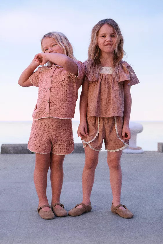 LACE EMBROIDERED FLORAL SHORTS | Zara US