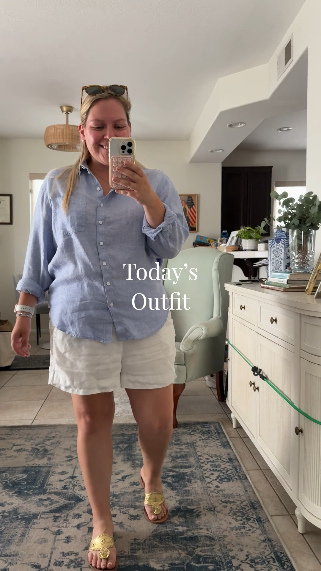 Heatwave = all linen 

Love my line set from J.Crew! I sized up in the shirt for a more relaxed fit