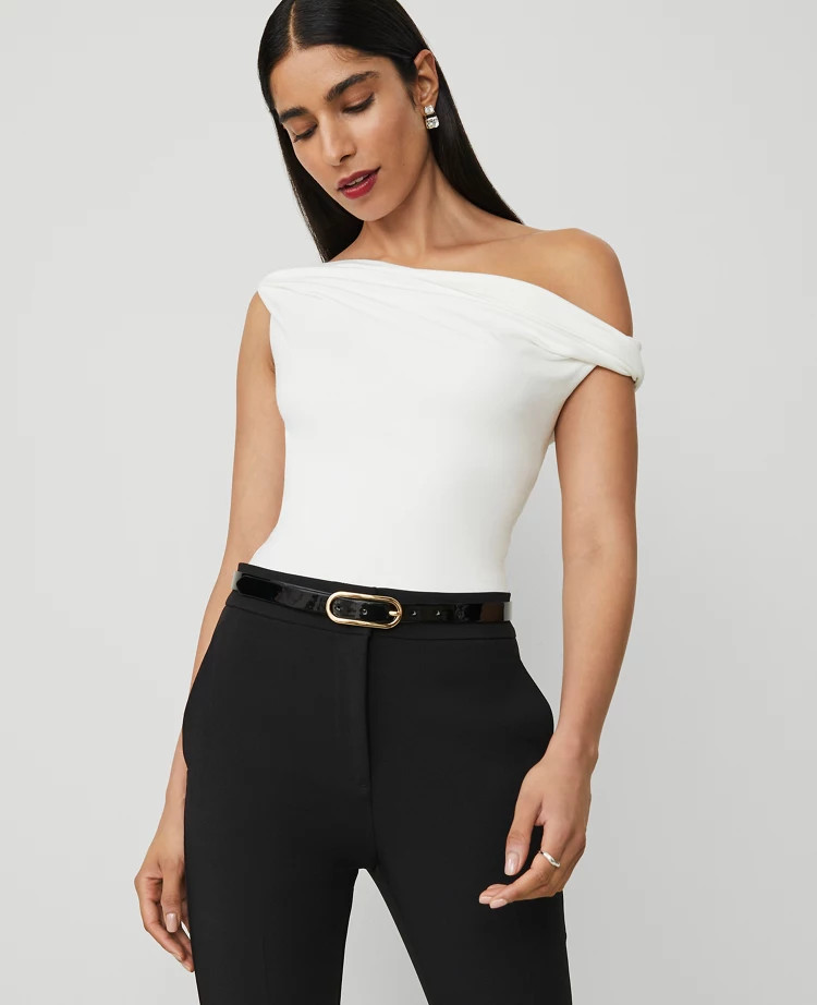 Asymmetric One-Shoulder Top | Ann Taylor