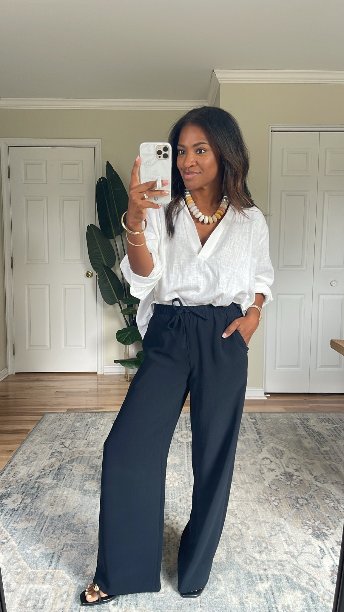 Wearing a small in both the top and my pants

#LTKgrwm #LTKootd #LTKOver40