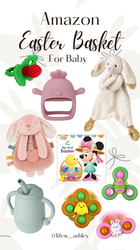 Easter basket gift ideas from Amazon for your baby. Baby Easter basket. Baby Easter gift last minute Easter basket  

#LTKSeasonal #LTKkids #LTKbaby