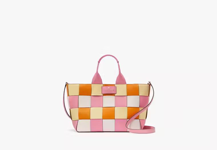 Basket Woven Leather Tote | Kate Spade Outlet