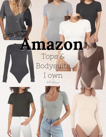 Amazon Tops and bodysuits that I have and love. I have them all in the size small. 

#LTKfindsunder50 #LTKstyletip #LTKMostLoved