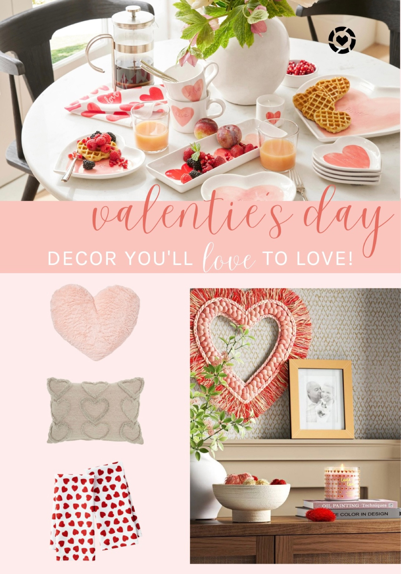 Valentine’s Day decor you’ll love to love! 💕 

#LTKunder100 #LTKhome #LTKSeasonal