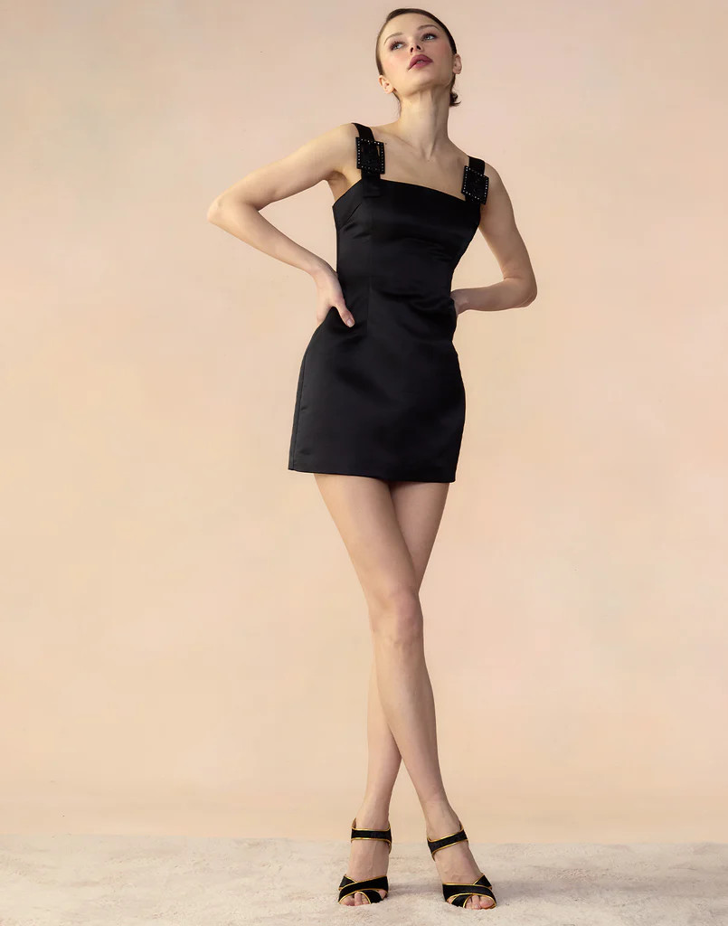 Gigi Satin Dress | Cynthia Rowley