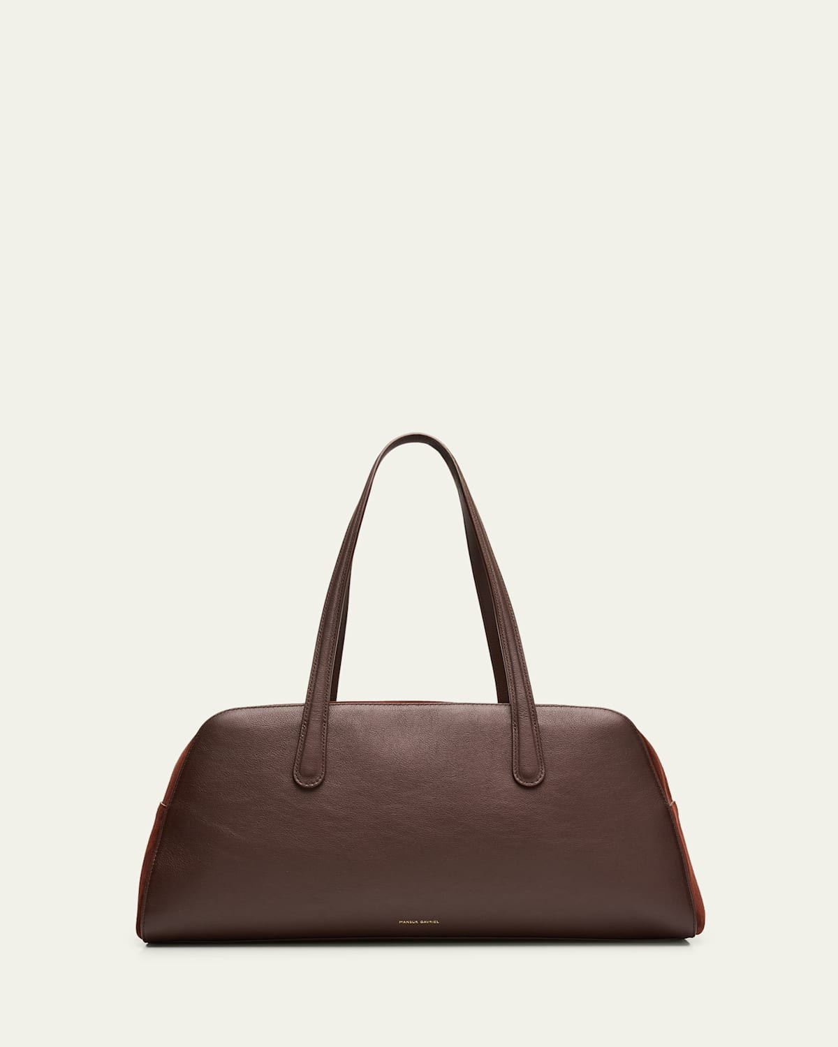 Helios Large Leather & Suede East-West Shoulder Bag | Bergdorf Goodman
