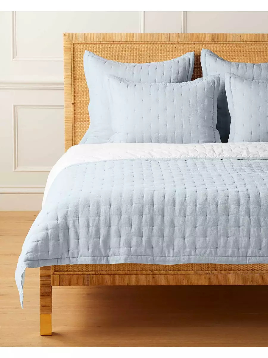 Sutter Linen Quilt | Serena and Lily