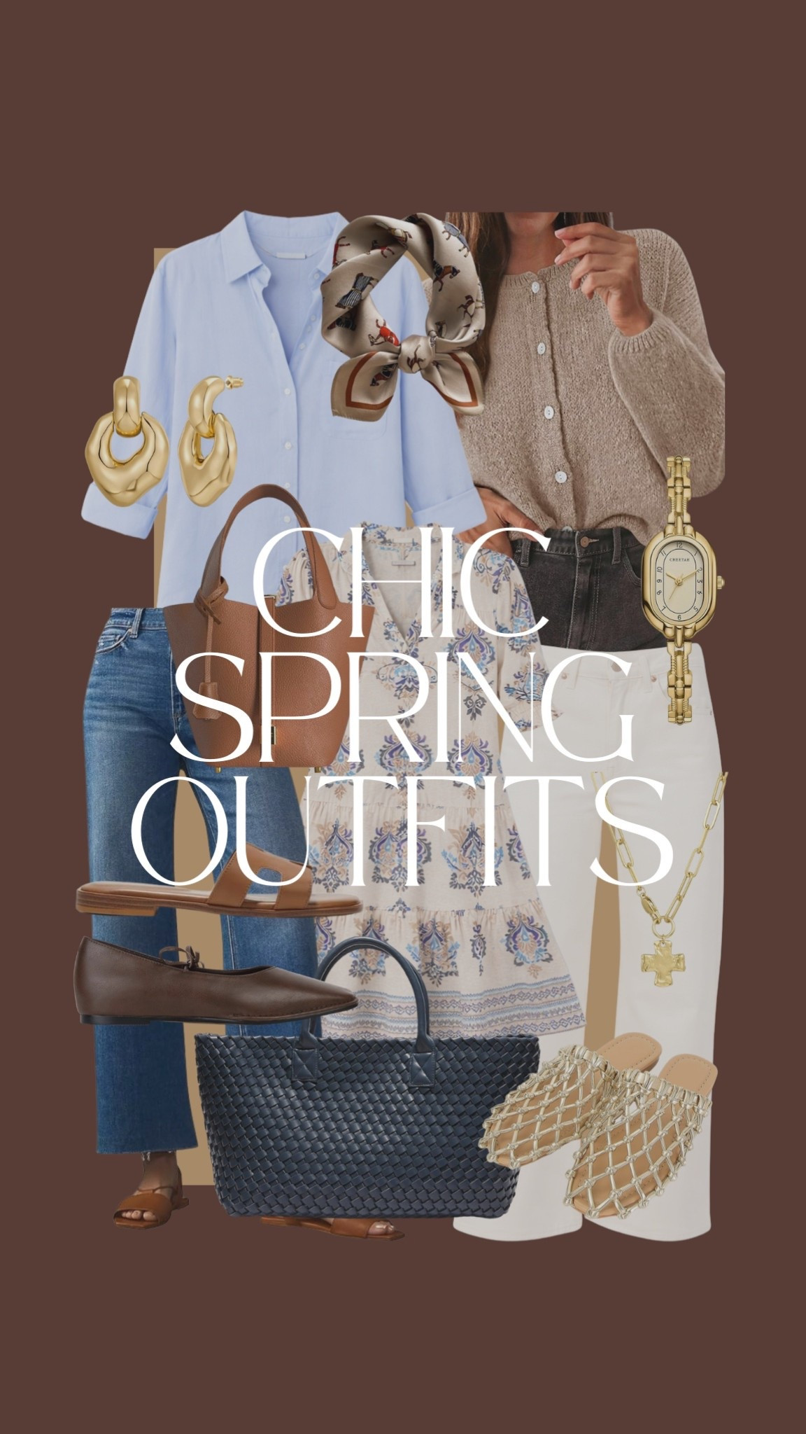My chic spring outfit edit. Effortless looks that feel put together without trying too hard and easy to wear all season. 

#LTKootd #LTKSeasonal #LTKgrwm