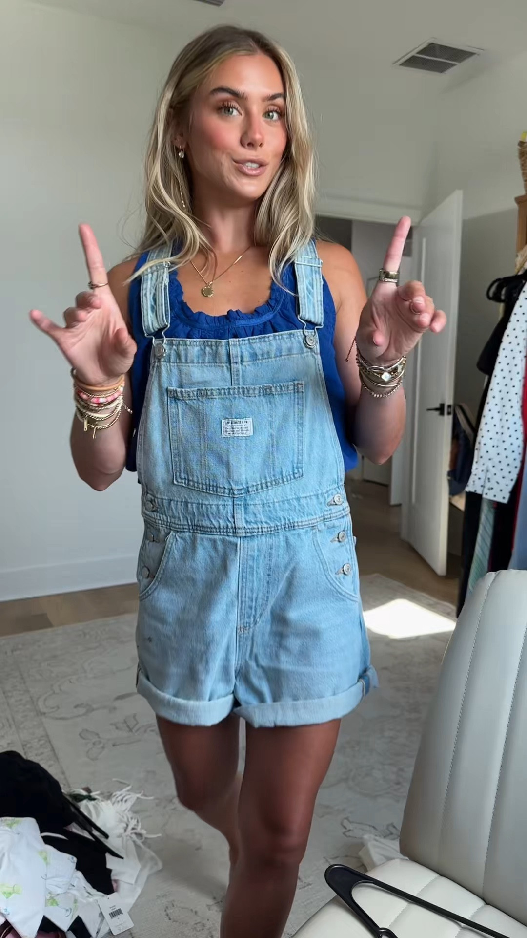 Levi's Vintage Shortalls - Abraded Art. Meet the warm-weather version of Levi's favorite one piece. With workwear origins, these Vintage Shortalls feature a classic vintage style that you'll wear season after season. Adjustable straps. Multiple pockets for storage. Non-stretch. Inseam: 5" unrolled, 2 1/2" rolled. 12 3/4" leg opening. Relaxed through your hip and thigh. 100% Cotton @levi

#LTKootd #LTKdayinmylife #LTKSeasonal