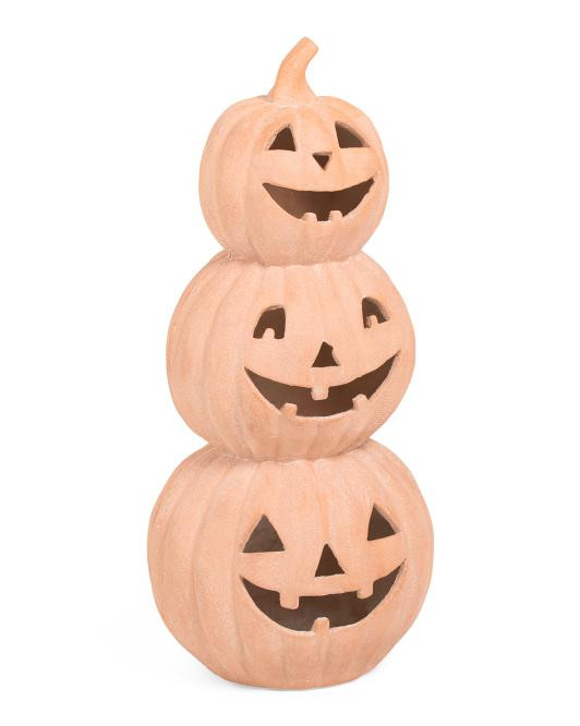 36in Outdoor Safe Three Stack Jack O Lanterns | TJ Maxx