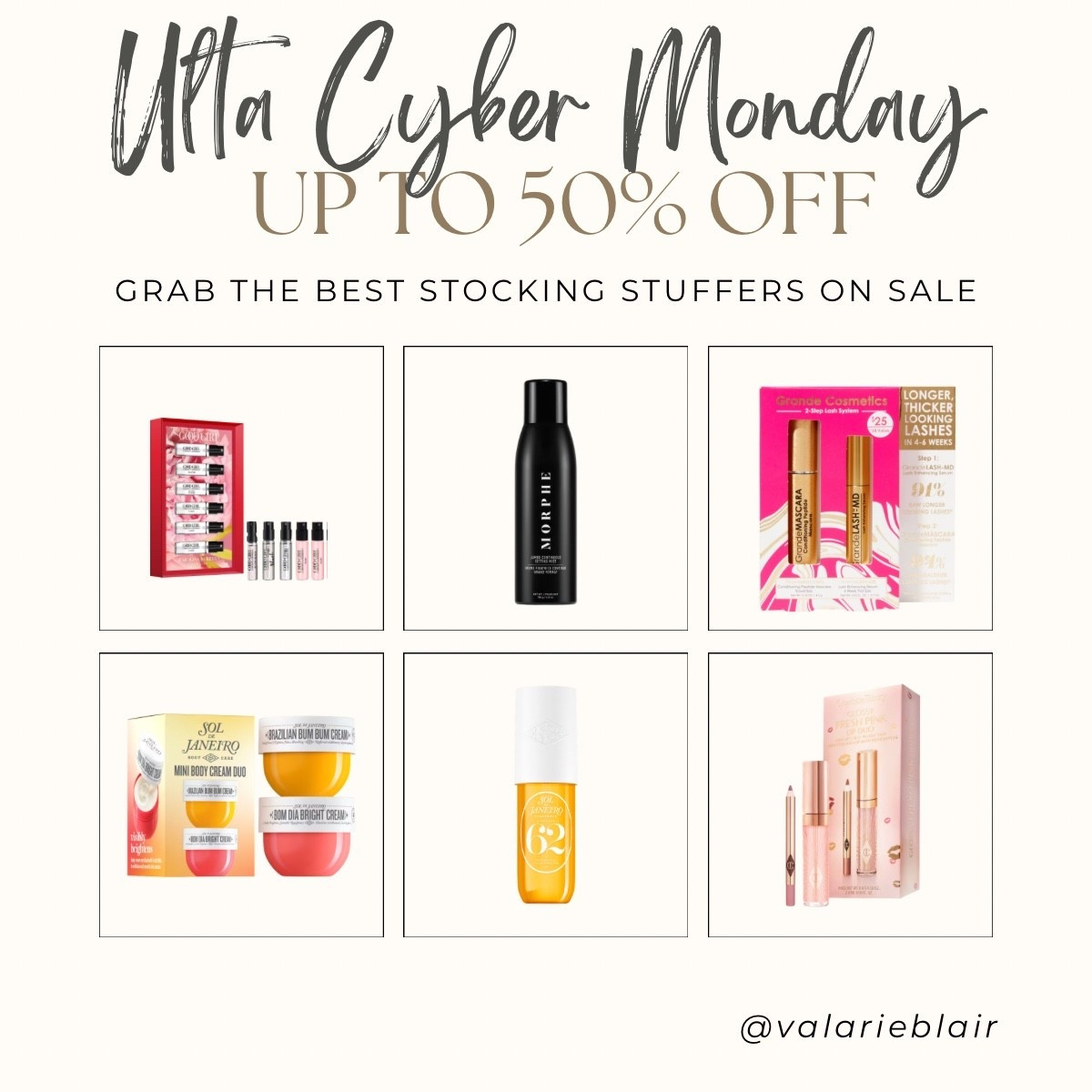 Opened the Ulta app, and suddenly my cart is full 😳 

My full Cyber Monday list is linked on LTK. Basically a cheat sheet for glowing, smoothing, and pretending we slept eight hours. 😂

👇 check out below to see the full list.


#LTKBeauty #LTKCyberWeek #LTKGiftGuide
