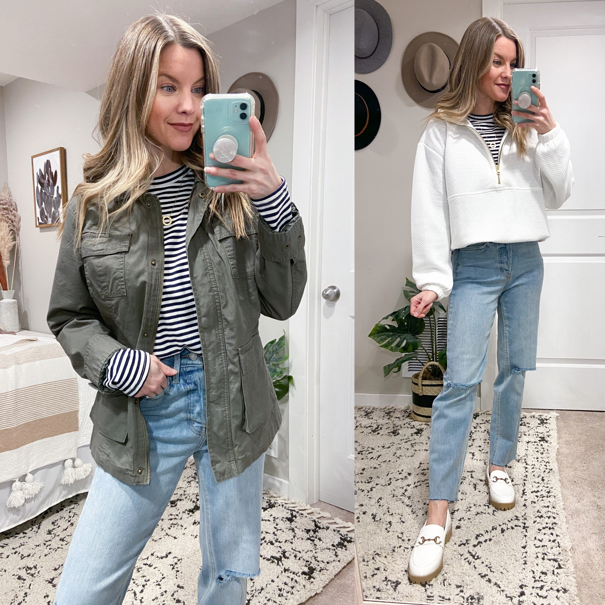 Target Outfit: $12 Navy Striped Tee
