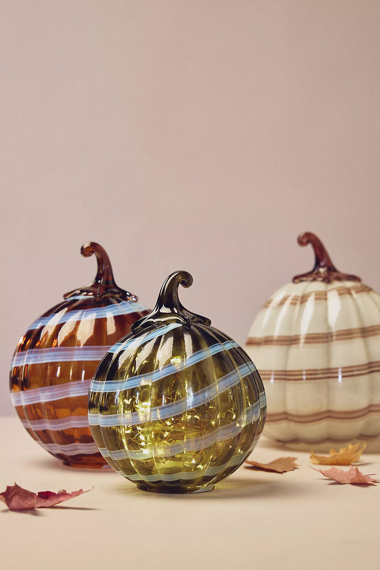Swirl Glass Pumpkin | Anthropologie (UK)