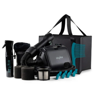 RevAir Total Package - Reverse-Air Hair Dryer w/friction-free technology + Carry Bag | RevAir
