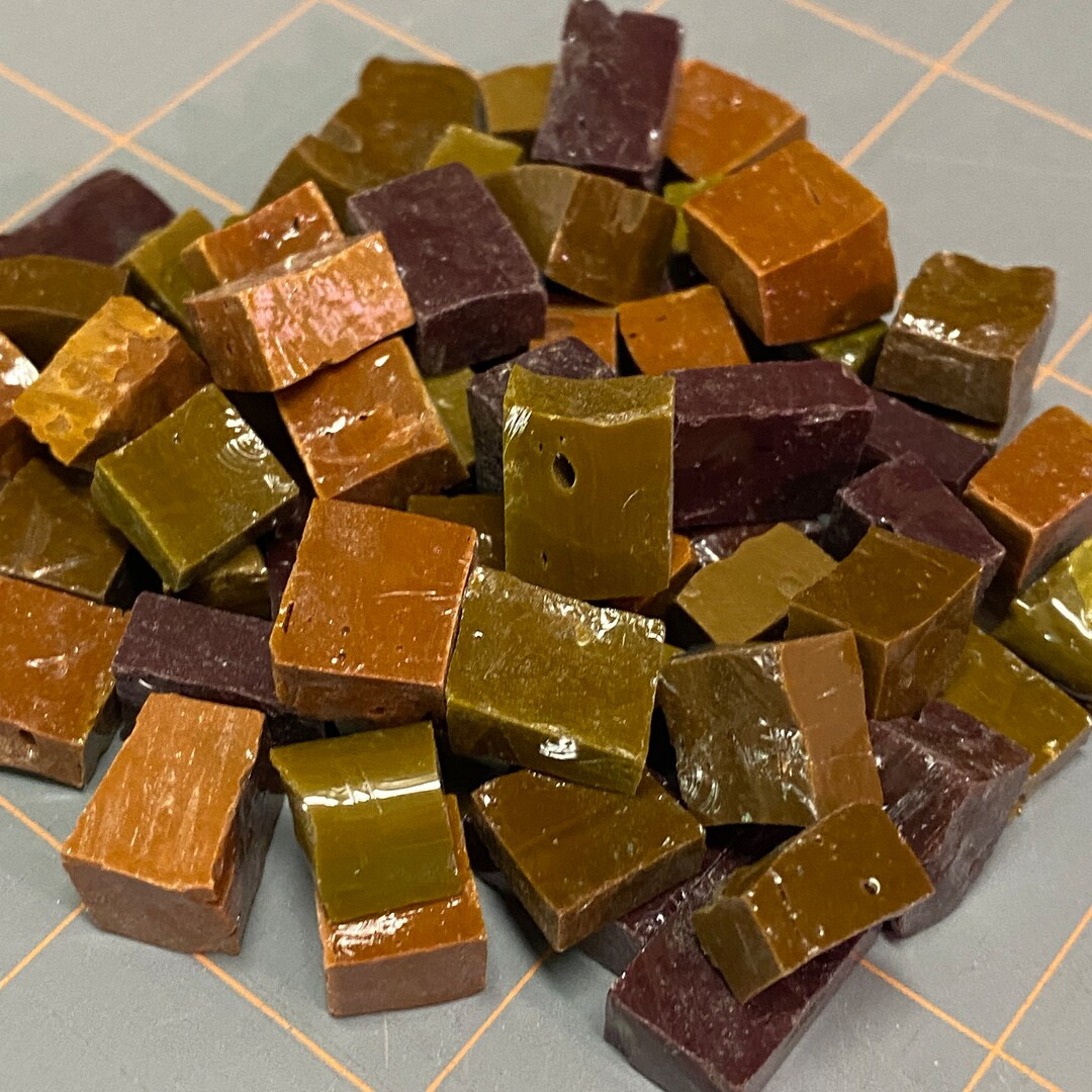 Vintage Italian SMALTI Brown Earth Mix Mosaic Hand-Cut Art Glass 60 Tiles, 1/4 lb, 4 oz. | Etsy (US)