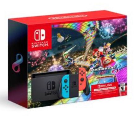 Nintendo switch with Mario kart bundle for $299!! This is not the OLED and is 32 GB be the 64 of the OLED. This will dock to the TV 

#LTKHoliday #LTKkids #LTKGiftGuide