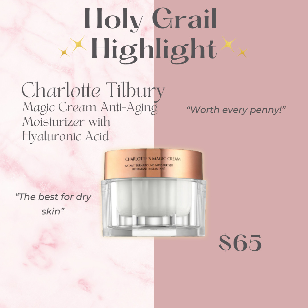 Charlotte Tilbury’s Magic Cream is my go-to for hydrated, glowing skin. 

It makes my makeup glide on effortlessly and keeps my skin looking fresh all day. A total splurge, but 100% worth it. 💖

#CharlotteTilbury #SkincareFavorites #MakeupPrep 

 

#LTKBeauty #LTKSeasonal #LTKFindsUnder100 #LTKBeauty