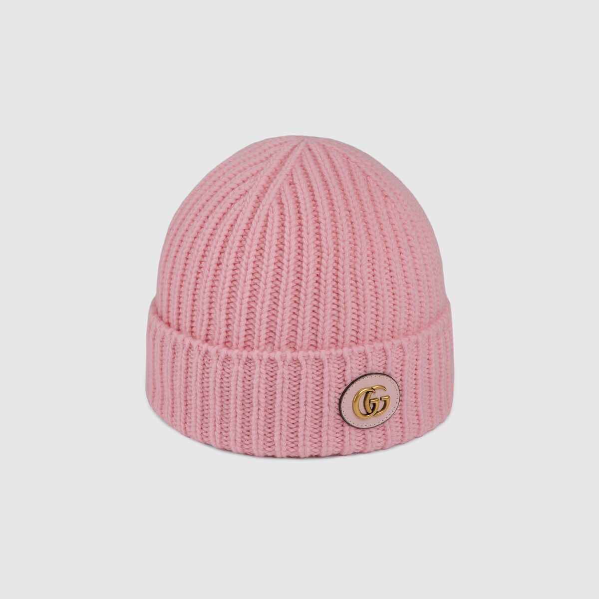 Wool cashmere hat with Double G | Gucci (US)
