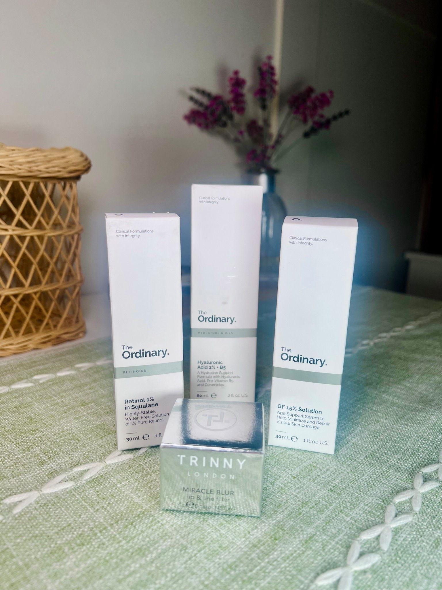 A little skincare restock that my skin genuinely thanks me for ✨

Nothing fancy, nothing overhyped just solid, hardworking products I keep coming back to.

🤍 The Ordinary Hyaluronic Acid 2% + B5 hydration without the heaviness. Perfect for layering and makes everything else work better.

🤍 The Ordinary Retinol 1% in Squalane strong but effective. This is very much a slow and steady one, but worth it if you’re serious about skin texture + glow.

🤍 The Ordinary GF 15% Solution when my skin needs a bit of extra support and repair (especially after neglecting it… again).

🤍 Trinny London Miracle Blur my little magic trick for smoothing lips and fine lines. Instant results, zero effort.



#LTKbeauty #LTKuk #LTKwinter