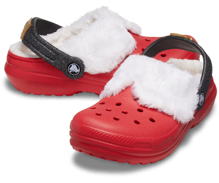 Toddler Classic Lined Santa Clog | Crocs (US)