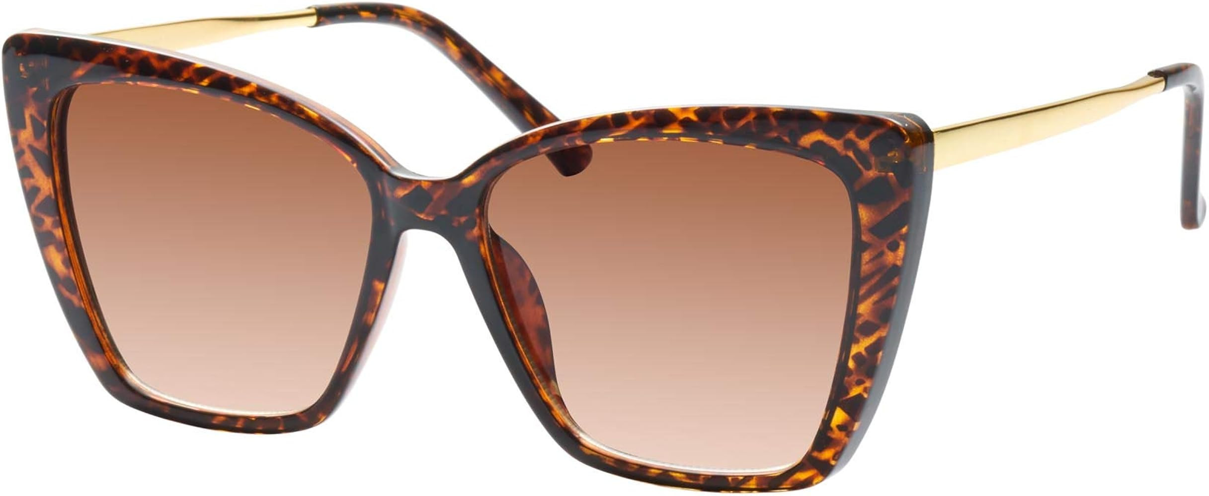 mosanana Oversized Cat Eye Sunglasses for Women Trendy Style MS52028 | Amazon (US)