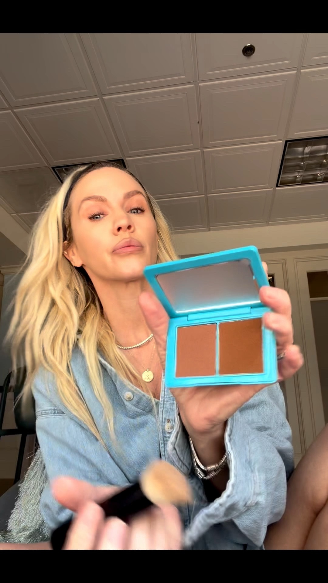 New Sephor finds and some oldies but goodies that work on 42 year old skin 

Blush color finest hour 
Lip liner bespoke 
Concealer n2
Foundation 70w
Gucci Powder light 
Cream westman bronzer parfait 2

#LTKBeauty #LTKOver40 #LTKSaleAlert