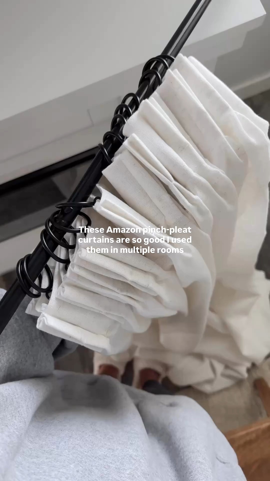 The curtains I get asked about over and over…

I didn’t want to spend hundreds on curtains but I also wanted that high-end look. These Amazon pinch pleat curtains checked every box — affordable, neutral, and the perfect finishing touch ✔️

#LTKSaleAlert #LTKFindsUnder50 #LTKHome