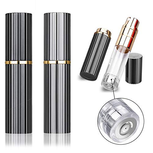 BRILIFLED Refillable Perfume Atomizer Mini Scent Pump Bottle - Travel cologne Sprayer 5ml Mini travel atomizer Refill Perfume Dispenser Container | Amazon (US)