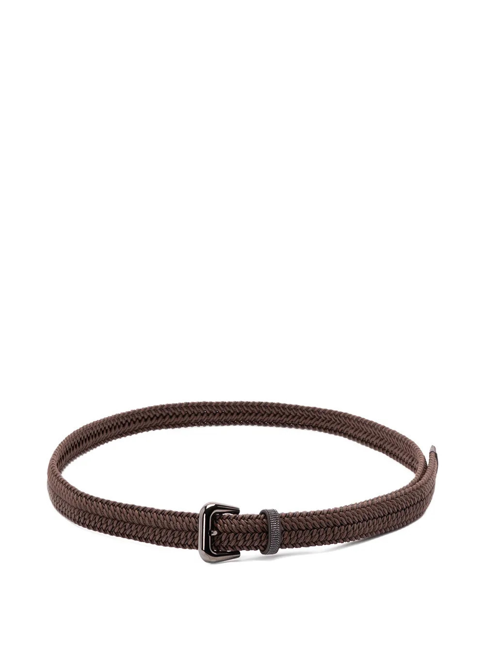 Brunello Cucinelli braided belt - Brown | Farfetch Global
