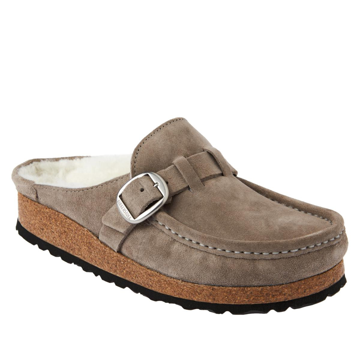 Birkenstock Buckley Leather Shearling Clog | HSN