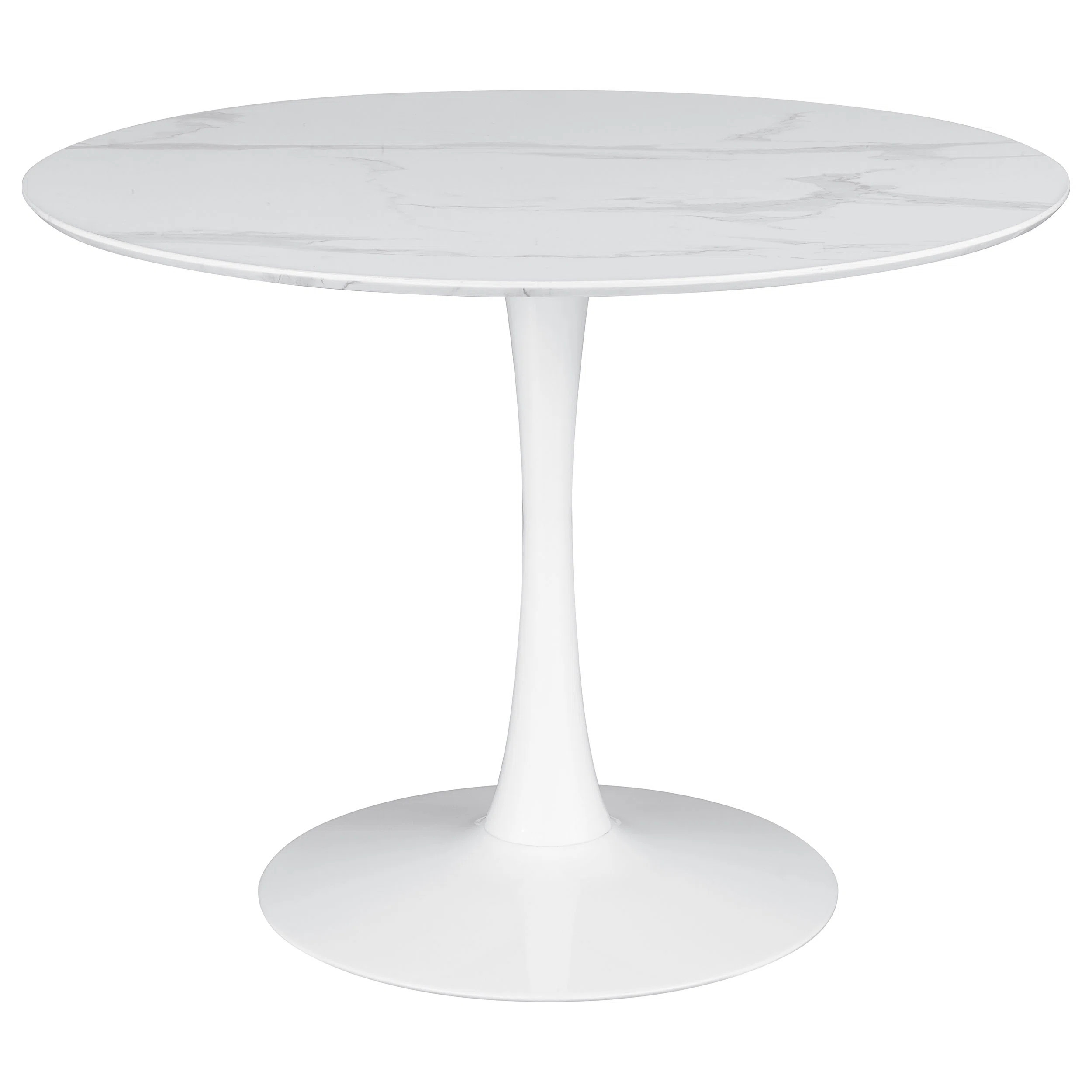 Charlirose Round Metal Base Dining Table | Wayfair North America