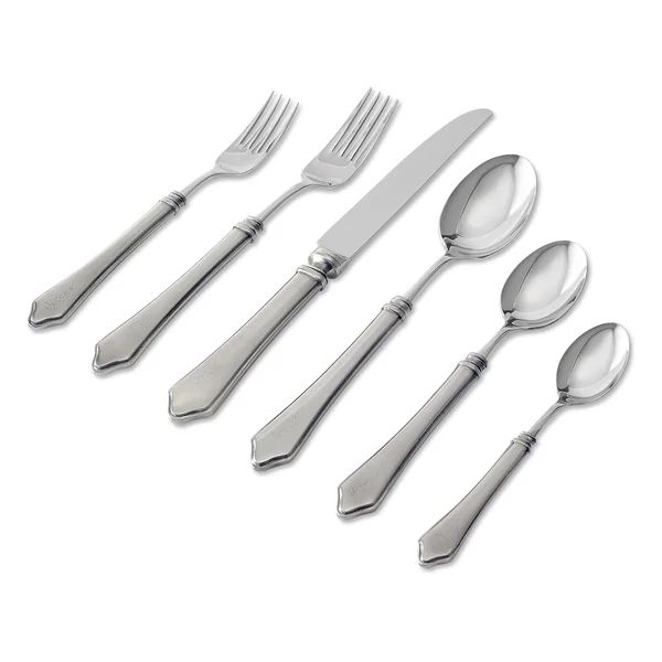 Violetta 6 - Piece Stainless Steel Flatware Set, Service for 1 | Wayfair North America