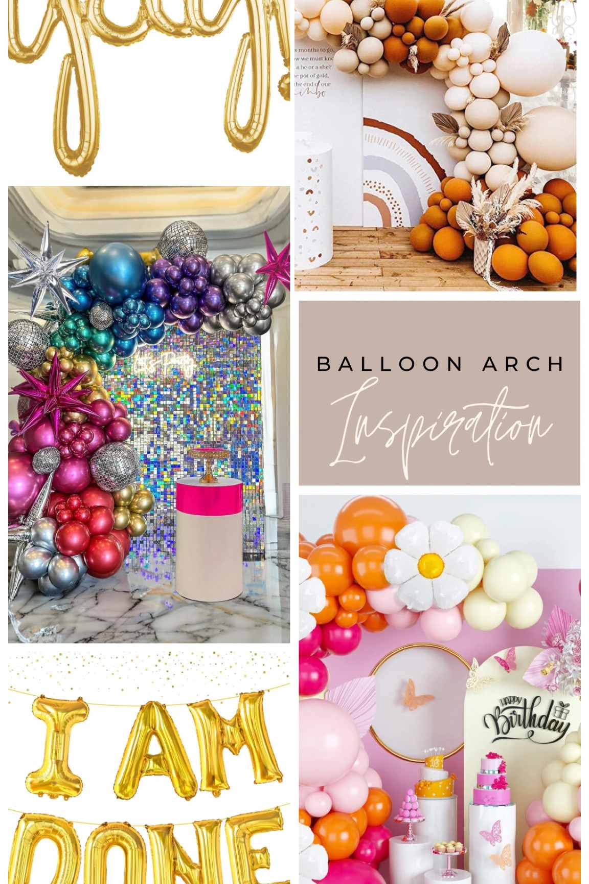 Balloon Arch Inspiration 🎈