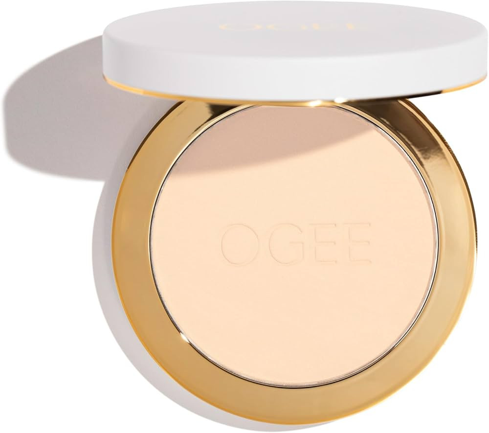 Ogee Sculpted Skin-Perfecting Makeup Setting Powder - Clay - FULL SET (Case & Refill) - Lightweig... | Amazon (US)