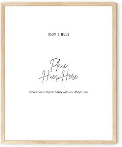 Amazon.com - Haus and Hues 16"x20" Beige Oak Wood Frames Set of 1 - 16x20 Natural Wood Frames for... | Amazon (US)