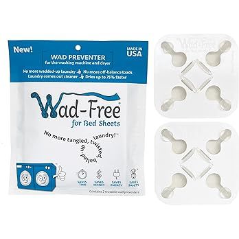 Wad-Free for Bed Sheets - As Seen on Shark Tank - Bed Sheet Detangler Reduces Laundry Tangles and... | Amazon (US)