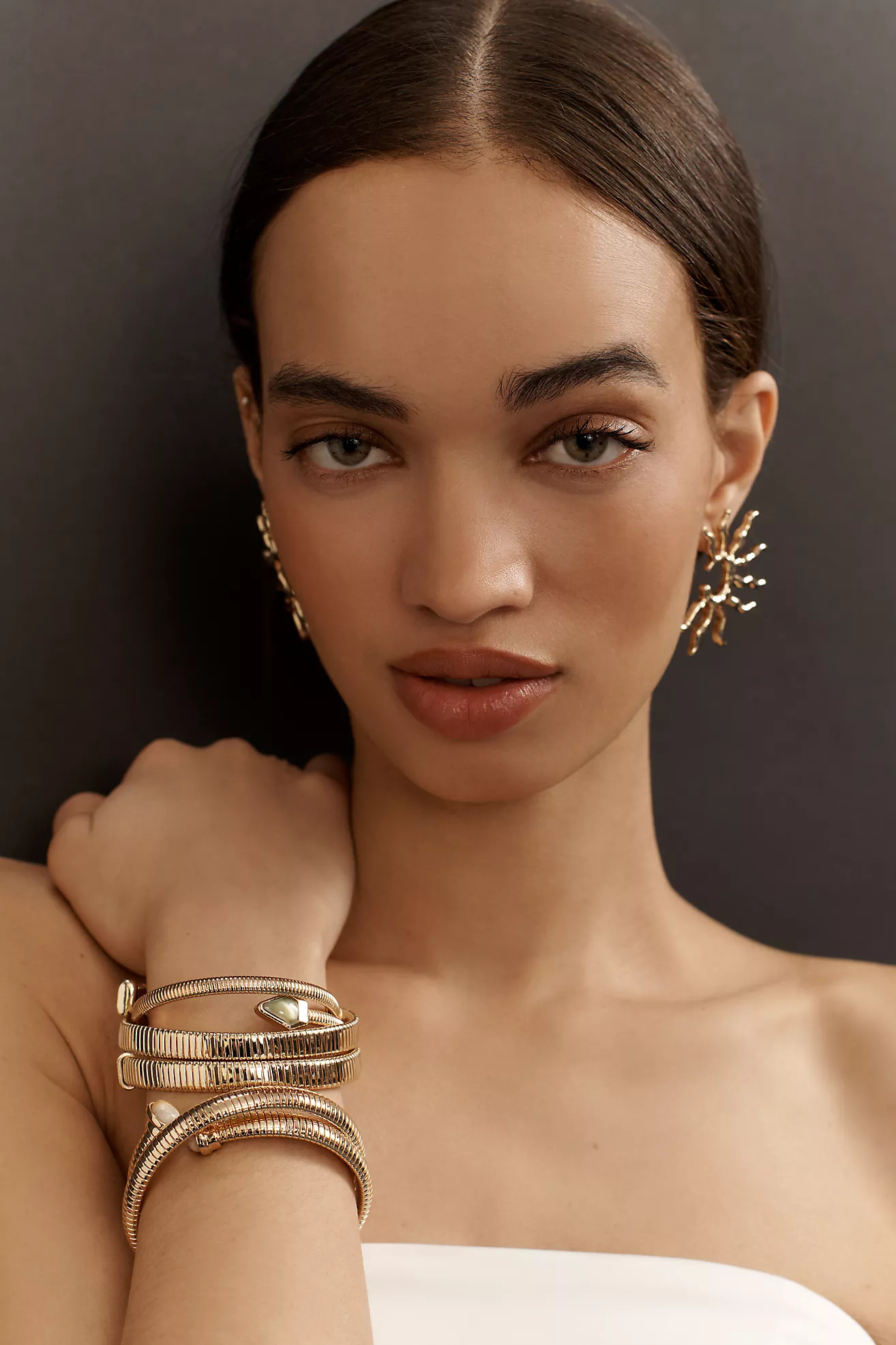 Sunburst Squiggle Post Earrings | Anthropologie (US)