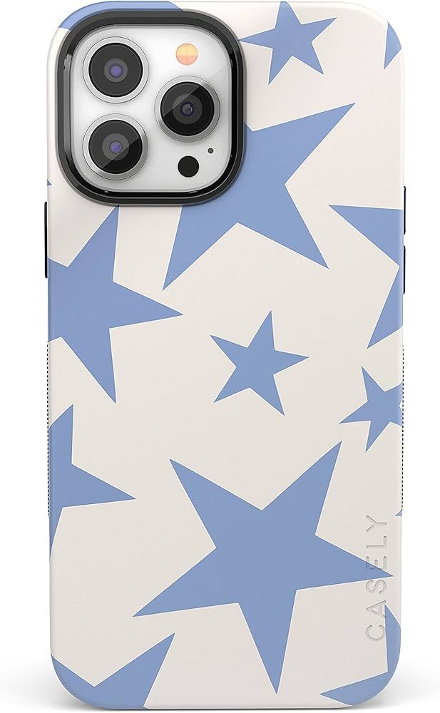 Casely iPhone 13 Pro Max Case | Compatible with MagSafe | Stars Align | Blue & White Stars Case | Amazon (US)