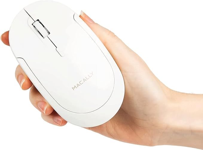 Macally Wireless Bluetooth Mouse for Mac, MacBook Pro/Air, iPad, and PC - Quiet Click and Comfort... | Amazon (US)