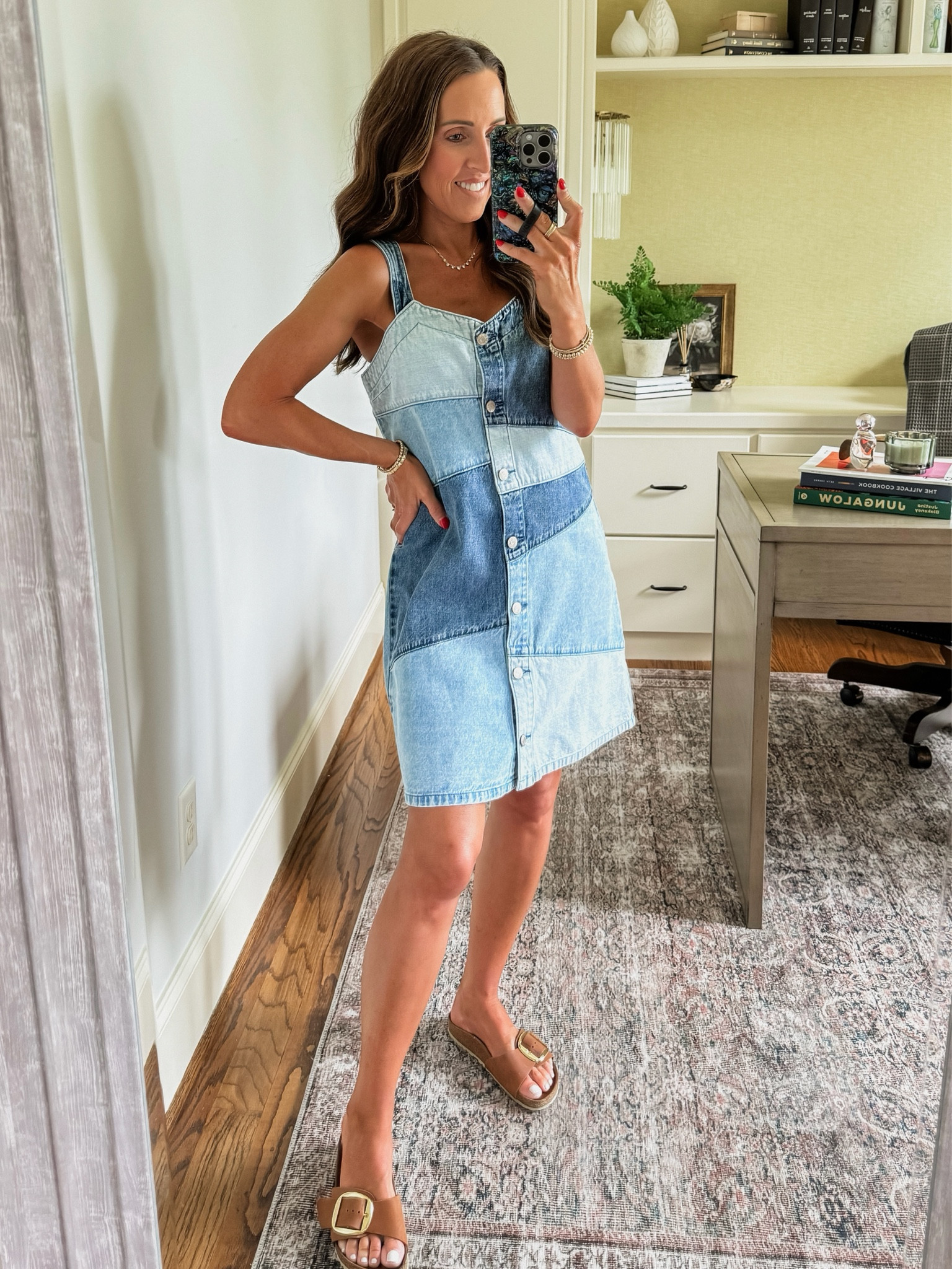 Denim dress. Summer denim dress. GAP. Patchwork denim.
Wearing S here, runs very big, need XS or even XXS

#LTKOver40 #LTKStyleTip #LTKSeasonal