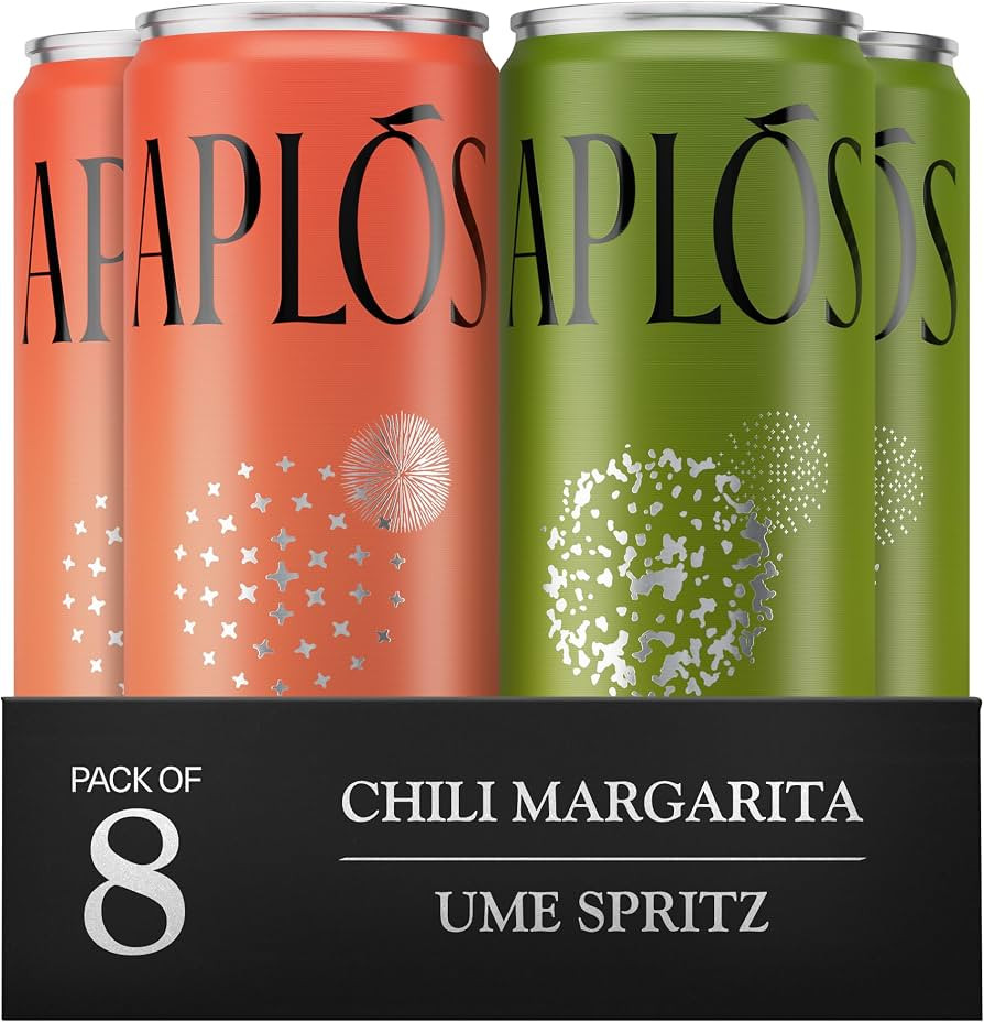 Aplós Canned Variety Pack of Non-Alcoholic Cocktails, Formulated with Adaptogens and Botanicals,... | Amazon (US)