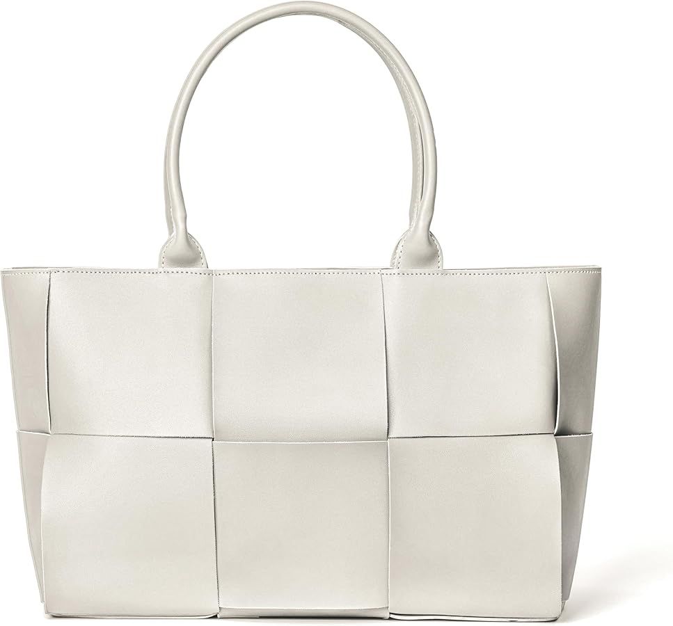 Tote Bag for Women Leather Shoulder Bag Large Purse Handbag | Amazon (US)