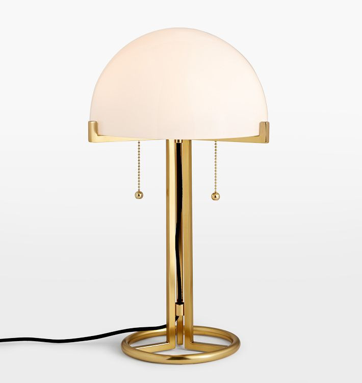 Altadena Glass Shade Table Lamp | Rejuvenation