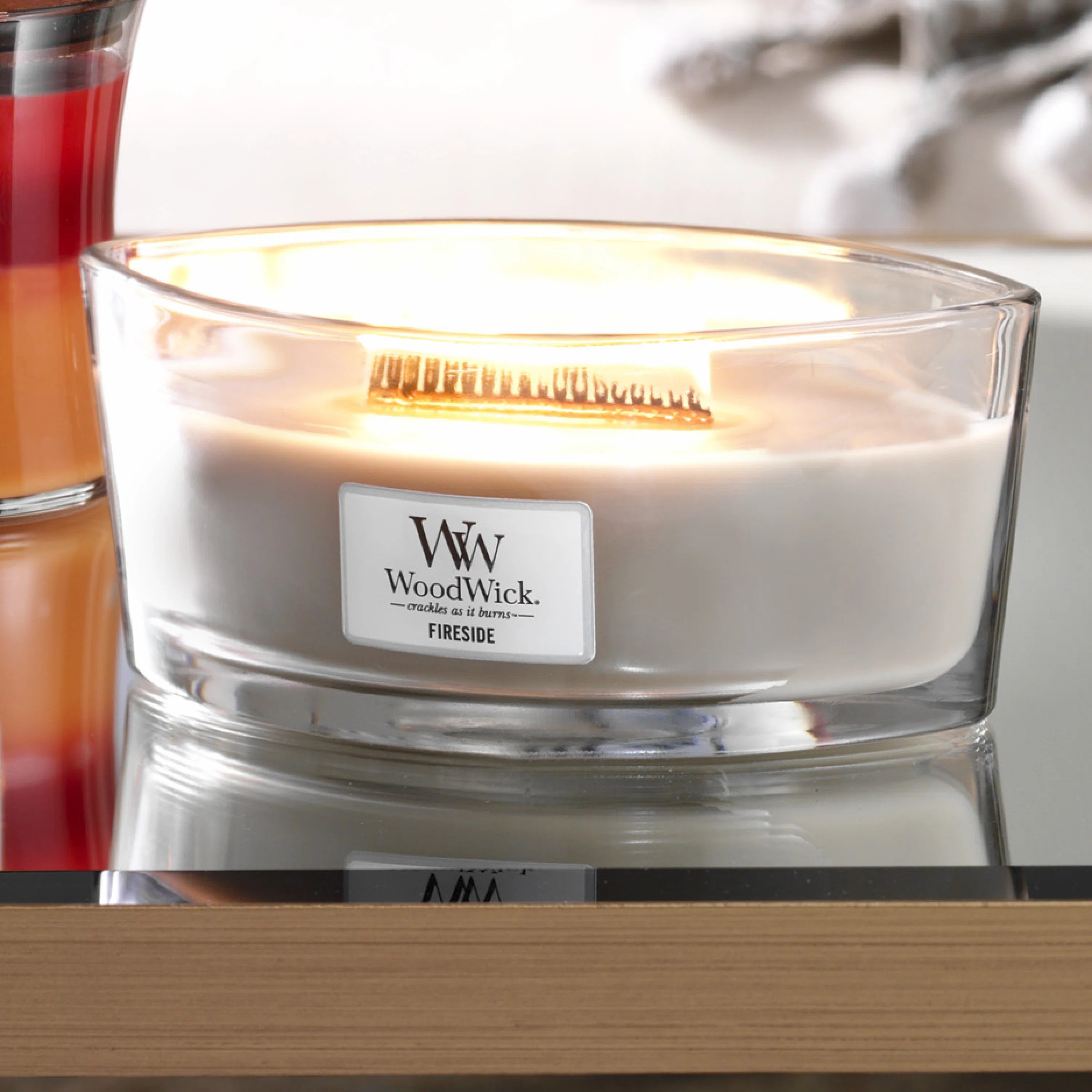 WoodWick Ellipse Fireside Scented Jar Candle & Reviews | Wayfair | Wayfair North America